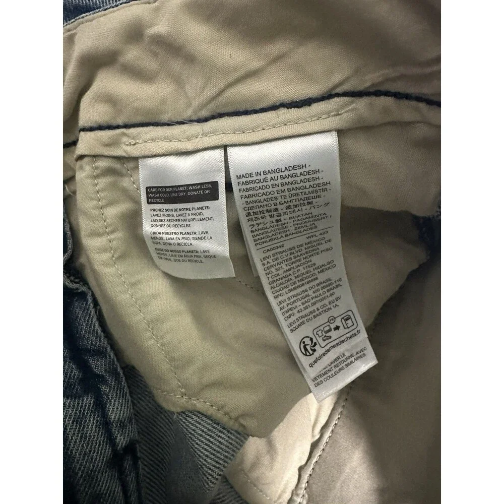LEVI’S XX CARGO STRAIGHT Denim Jeans Blue 28x30